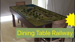 Model Railway Dining Table N Gauge [upl. by Urba834]