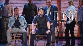 quotWelcome to the Rockquot — Come From Away Tonys 2017 performance [upl. by Yrek406]