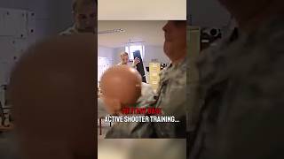 Military base active shooter scenario training‼️🤯 military army combat war [upl. by Godderd902]