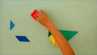 Tangram para niños  Cisne [upl. by Feledy]