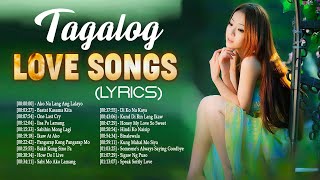 Top 20 Tagalog Love Songs 80s 90s With Lyrics Collection  Nonstop English OPM Love Songs Lyrics [upl. by Sileas488]