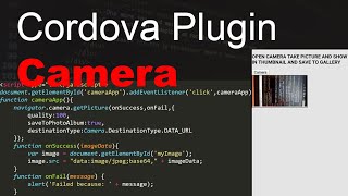 How to install cordova camera plugin  cordova plugin camera app example  cordova camera plugin [upl. by Runkle]