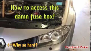 How to access fuses on your Renault [upl. by Acenahs]