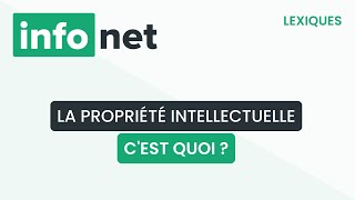 La propriété intellectuelle cest quoi  définition aide lexique tuto explication [upl. by Okire]