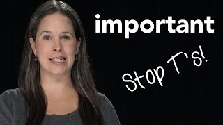 How to Pronounce IMPORTANT  American English [upl. by Ahsotan]