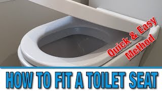 How to fit a new toilet seat  Tutorial  DIY Hacks [upl. by Gombosi]