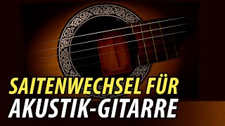 Gitarre Saiten Aufziehen amp Wechseln Lehrvideo [upl. by Assena126]