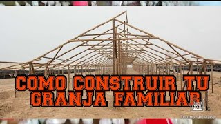 COMO CONSTRUIR TU GALPÓNGALLINERO [upl. by Fanechka]