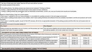 How to complete an 8D report 8D template walkthrough [upl. by Ahseuqram]