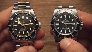 Rolex Submariner vs Tudor Black Bay  Watchfinder amp Co [upl. by Morse87]