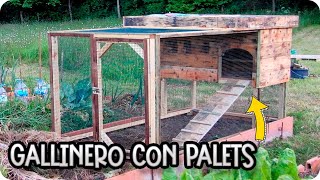 Como Hacer Un Gallinero Con Palets  Modelo SiSi  La Huertina De Toni [upl. by Putnem]