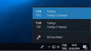 Windows 10 Türkçe Q veveya Türkçe F Klavye Ekleme Nasıl Yapılır [upl. by Rases]