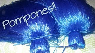 DIY Pompones de rafia [upl. by Yendahc]