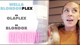 Wella BlondorPlex vs Olaplex vs Blondor REVIEW [upl. by Eisenberg]