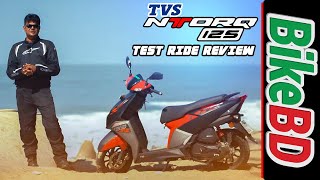 TVS NTORQ 125 Full Test Ride Review  Team BikeBD [upl. by Sitnalta715]