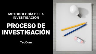 El PROCESO de INVESTIGACIÓN I Metodología de la INVESTIGACIÓN [upl. by Adnamor]