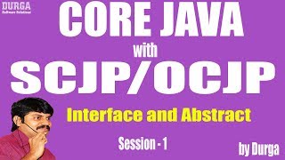 Core Java With OCJPSCJP Interface and Abstract class Loopholes Part1  new vs Constructor [upl. by Tnecnev957]