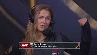 Ronda Rousey thinks Holly Holms sweetness is a fake act and she doesnt like it [upl. by Erodasi]