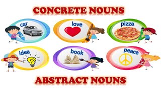 Concrete Noun and Abstract Noun [upl. by Holzman]