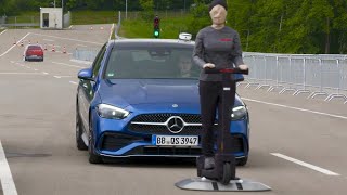 New MERCEDES CClass 2022  SAFETY systems amp CRAZY technology [upl. by Skricki]