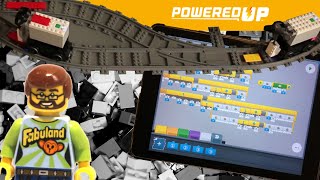 Lego Powered Up Automatic Train Control Tutorial [upl. by Stouffer]