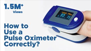 How To Use A Pulse Oximeter Correctly  Medicover Hospitals [upl. by Filiano]