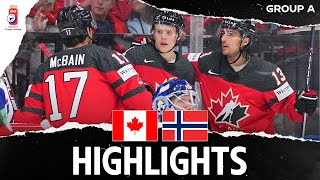 Highlights  Canada vs Norway  2024 MensWorlds [upl. by Nies414]