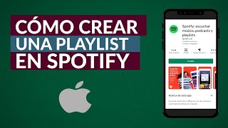 Cómo Crear una Lista de Reproducción o Playlist en Spotify iPhone [upl. by Yrellam827]