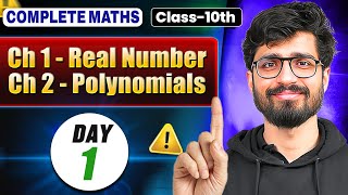 Class 10 Maths  Day 1  Real Numbers amp Polynomials  Class 10  Alakh Pandey  Ritik Sir [upl. by Aytac225]