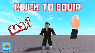 Roblox Studio Tutorial Click to Equip Tool [upl. by Nnahoj546]