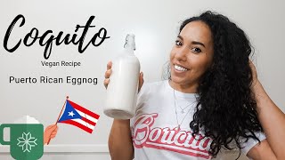 Vegan Coquito Recipe  Dairy Free Coquito  Yaritza Betancourt Christmas 2023 [upl. by Wilkey]