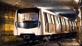 Bucharest Metro Trains  Bombardier Movia [upl. by Neiht]