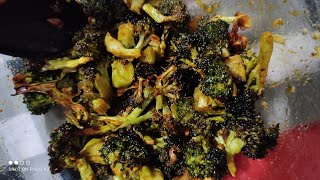 oven roasted Broccoli Simple recipe [upl. by Ecinev35]