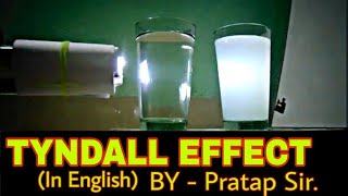 Tyndall Effect Experiment  In English [upl. by Frederiksen]