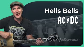 Hells Bells Guitar Lesson  ACDC [upl. by Anivel798]