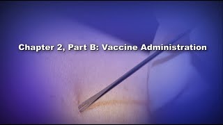 Chapter 2 Part B Vaccine Administration [upl. by Rosenblast]