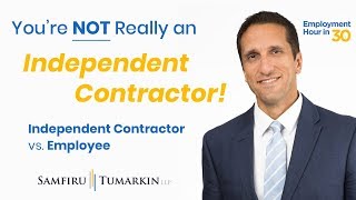 Independent Contractor vs Employee Whats the Difference [upl. by Wehrle]