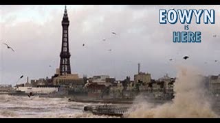 Storm Eowyn Hits Blackpool Update 1 LATEST [upl. by Annuaerb]