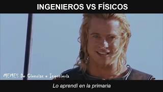 INGENIEROS VS FÍSICOS Version Aquiles vs Héctor [upl. by Ailaht]