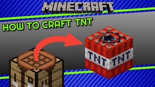 How to Craft TNT in Minecraft [upl. by Ennaylil488]