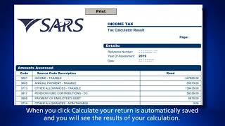 SARS eFiling  How to submit your ITR12 [upl. by Lissak]