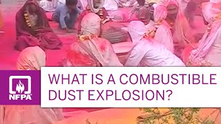 What Is a Combustible Dust Explosion [upl. by Nilam]