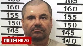 El Chapo Rare prison video emerges  BBC News [upl. by Tsiuqram46]