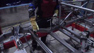 How to MIG Weld a Chassis SubFrame and Lower Clip [upl. by Artinad]