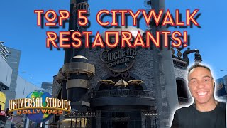 Top 5 Restaurants At Universal Citywalk  Universal Studios Hollywood [upl. by Bettye]