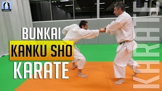 Bunkai Kanku Sho  KARATE [upl. by Ayotel]