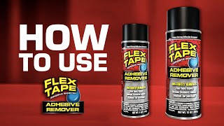 How to USE Flex Tape® ADHESIVE REMOVER [upl. by Dulcia612]