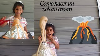 COMO HACER UN VOLCAN CASERO [upl. by Ahsuatan]