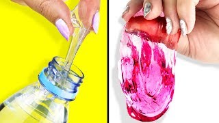 HAZ SLIME DE AGUA 💦 Probando Recetas SIN BORAX [upl. by Lacsap]