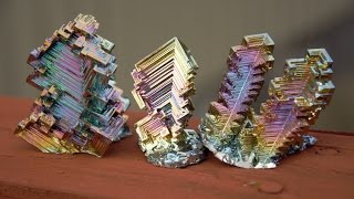 Bismuth Crystals In The Making [upl. by Eniamraj234]